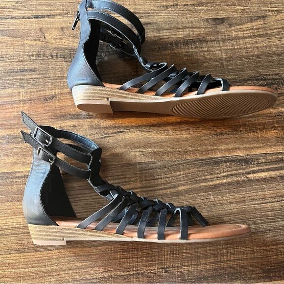 Rampage Ram-Santorini Gladiator Open Toe Sandal with Zipper and Buckle Size 9M - Picture 3 of 16